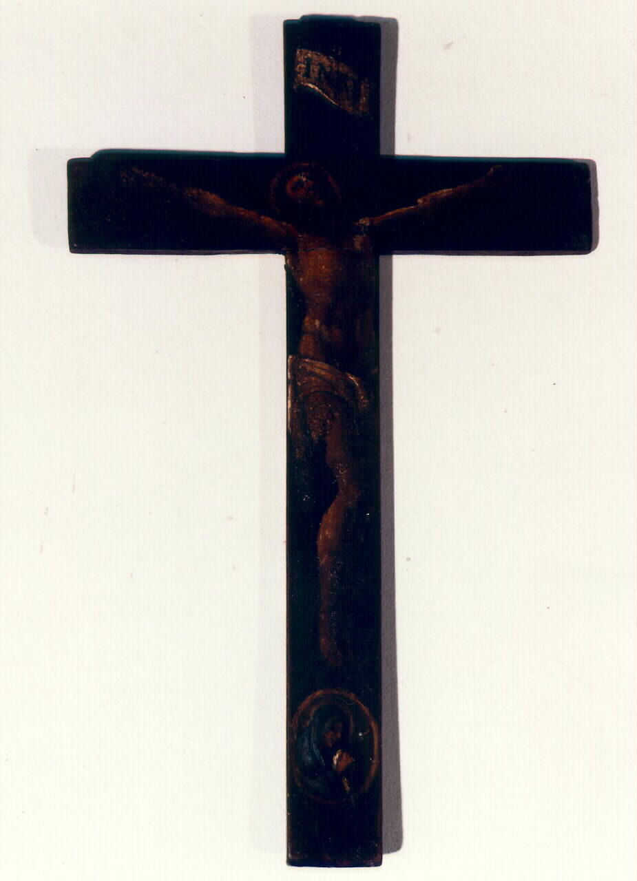 croce dipinta (attributo iconografico) - ambito siciliano (Prima metà sec. XVIII)
