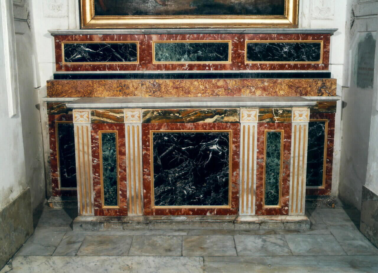 altare - a blocco - ambito siciliano (sec. XIX)