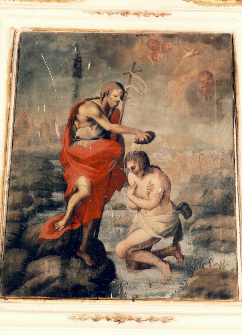 Battesimo di Cristo (dipinto) - ambito siciliano (Fine/inizio secc. XVII/ XVIII)