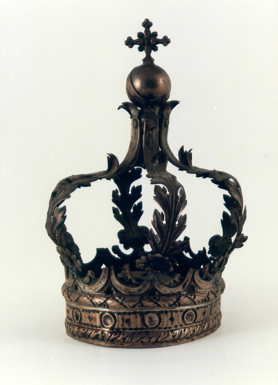 corona da statua - bottega siciliana (Seconda metà sec. XVIII)