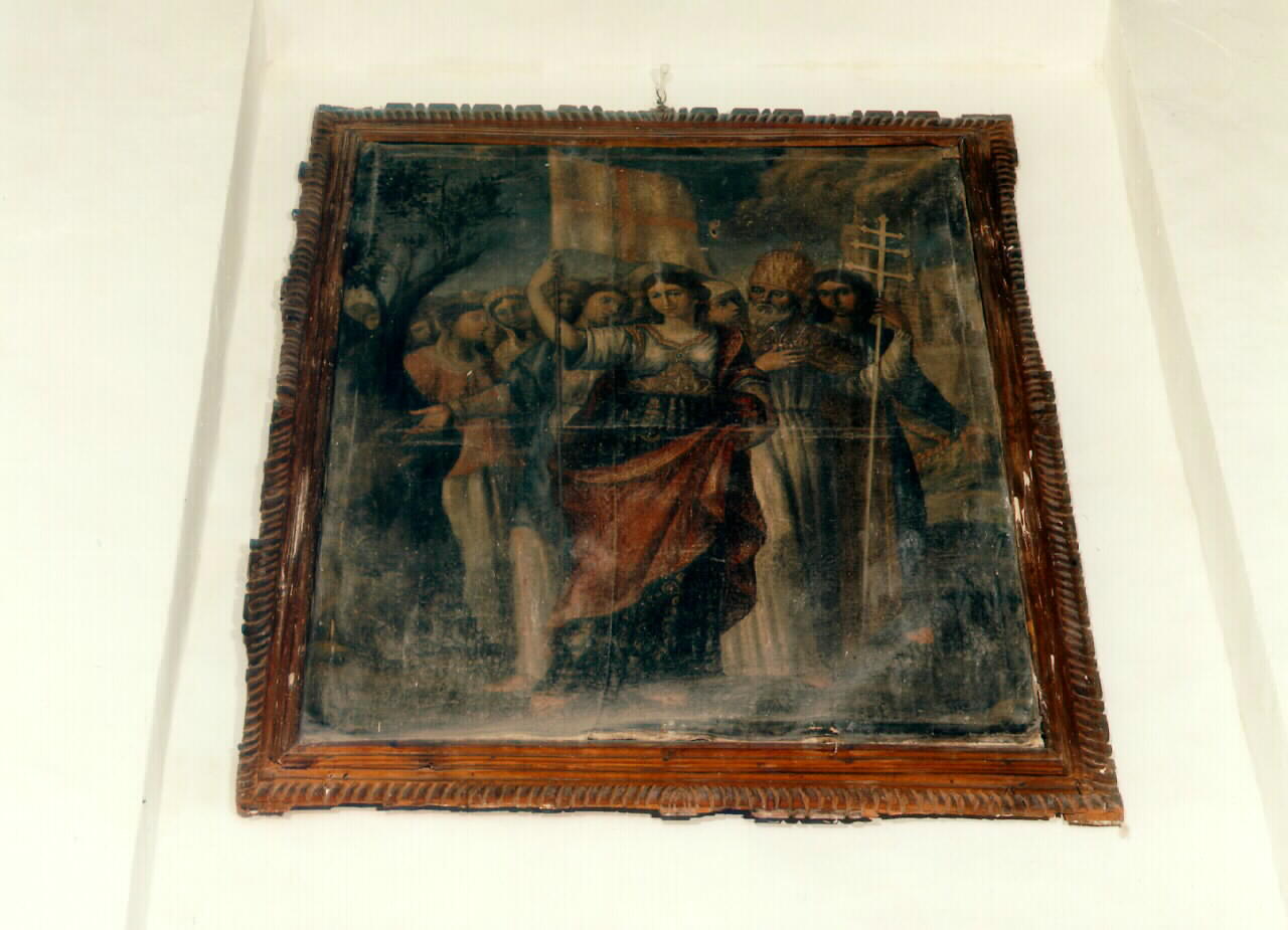leggenda di Sant'Orsola (dipinto) - ambito siciliano (Fine/inizio secc. XVIII/ XIX)
