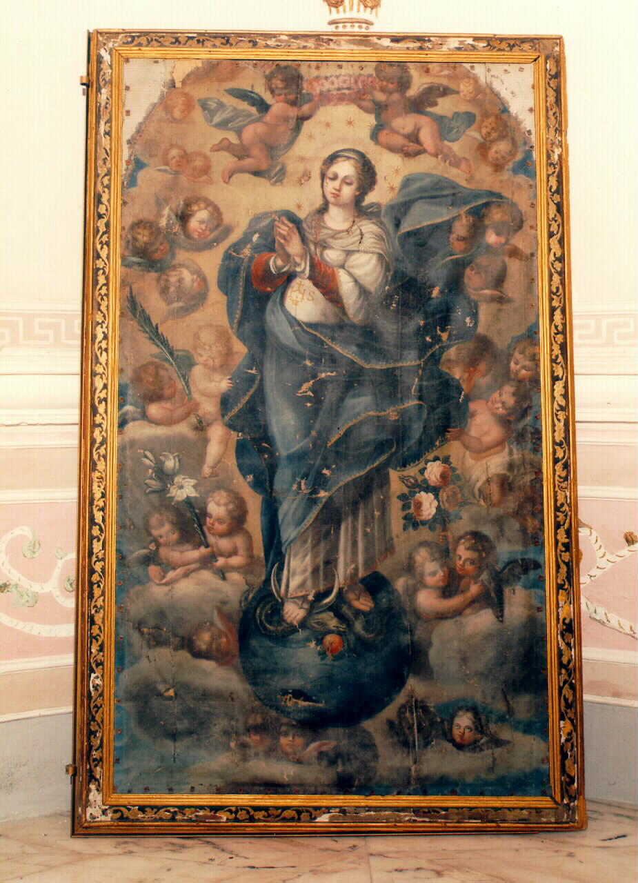 Madonna Immacolata (dipinto) - ambito siciliano (Prima metà sec. XVIII)
