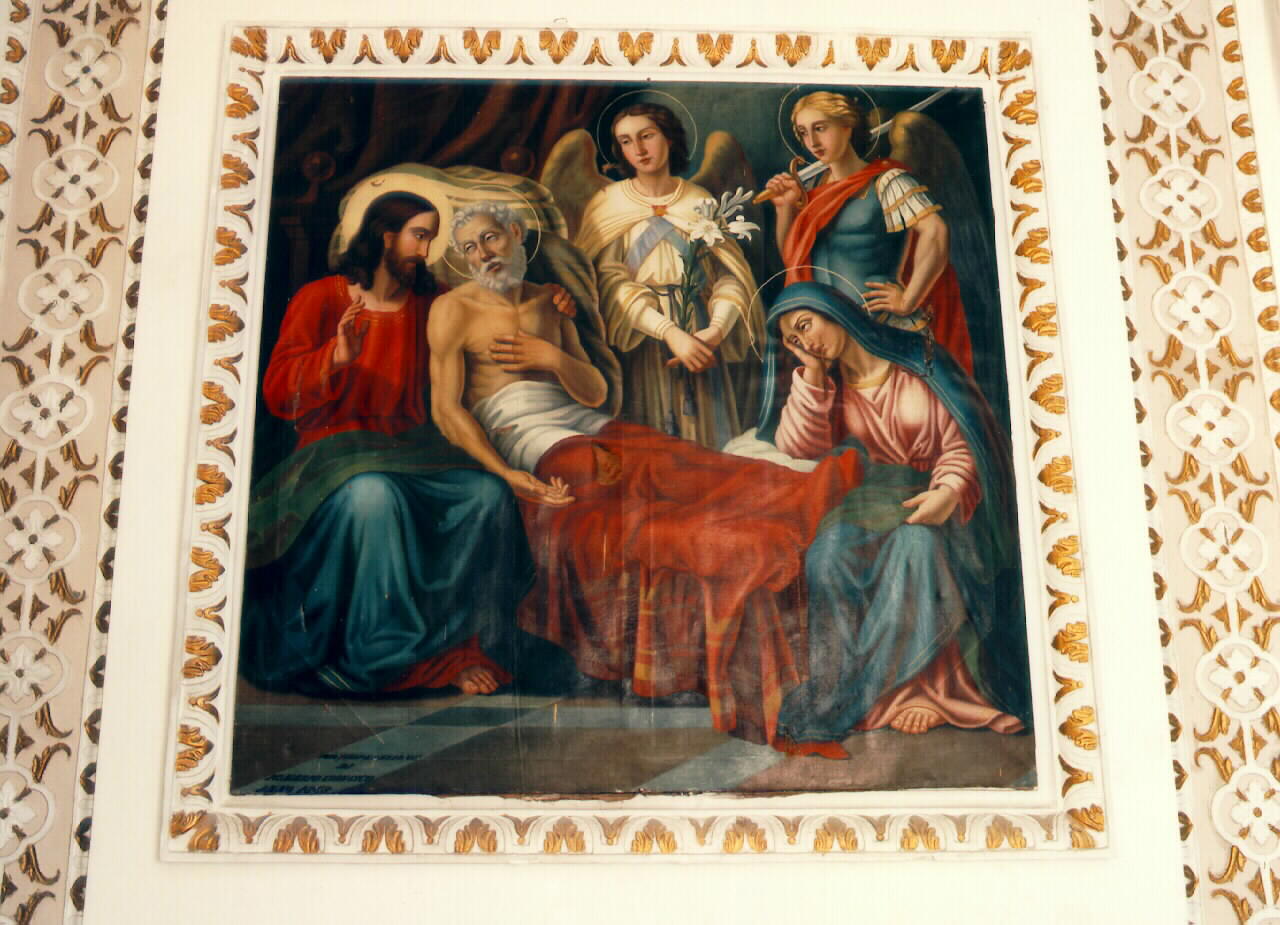 morte di San Giuseppe (dipinto) - ambito siciliano (sec. XIX)