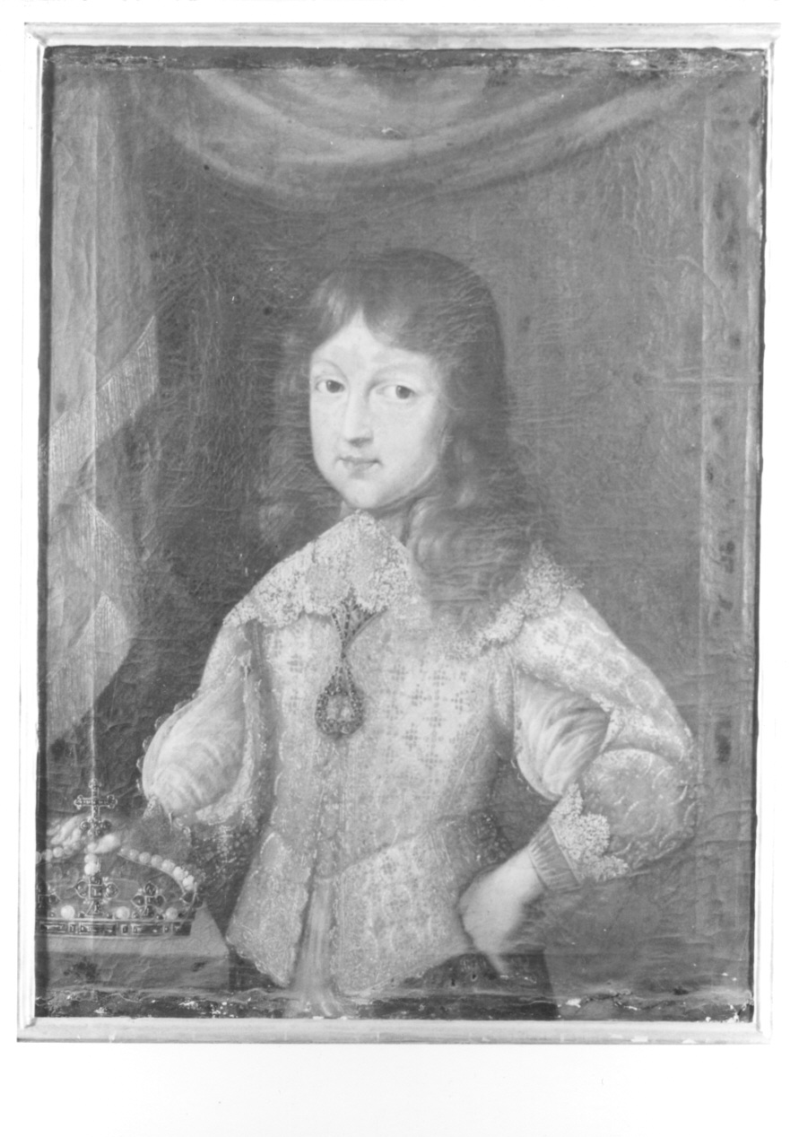 ritratto di Carlo Emanuele II di Savoia (dipinto, opera isolata) - ambito franco-piemontese (metà sec. XVII)