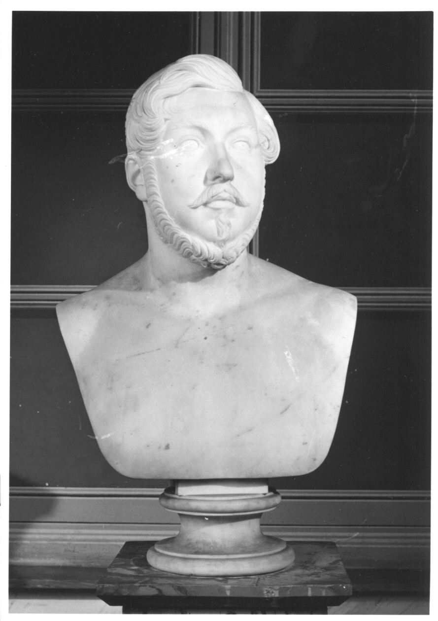 busto ritratto d'uomo (busto, opera isolata) di La Barbera Gaetano (secondo quarto sec. XIX)