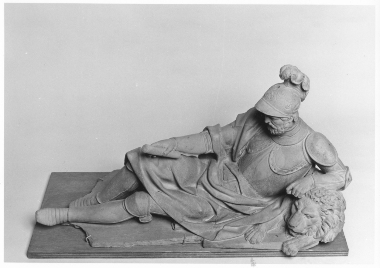 Tommaso II di Savoia (scultura, opera isolata) di Cacciatori Benedetto (secondo quarto sec. XIX)
