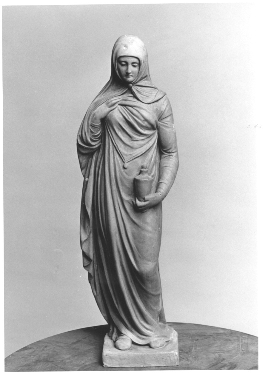 pleureuse (statuetta, opera isolata) di Cacciatori Benedetto (cerchia) (secondo quarto sec. XIX)