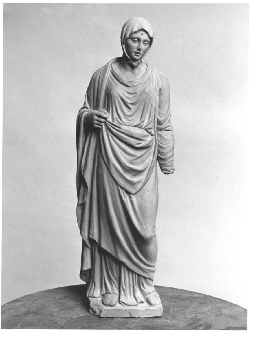 pleureuse (statuetta, opera isolata) di Cacciatori Benedetto (cerchia) (secondo quarto sec. XIX)