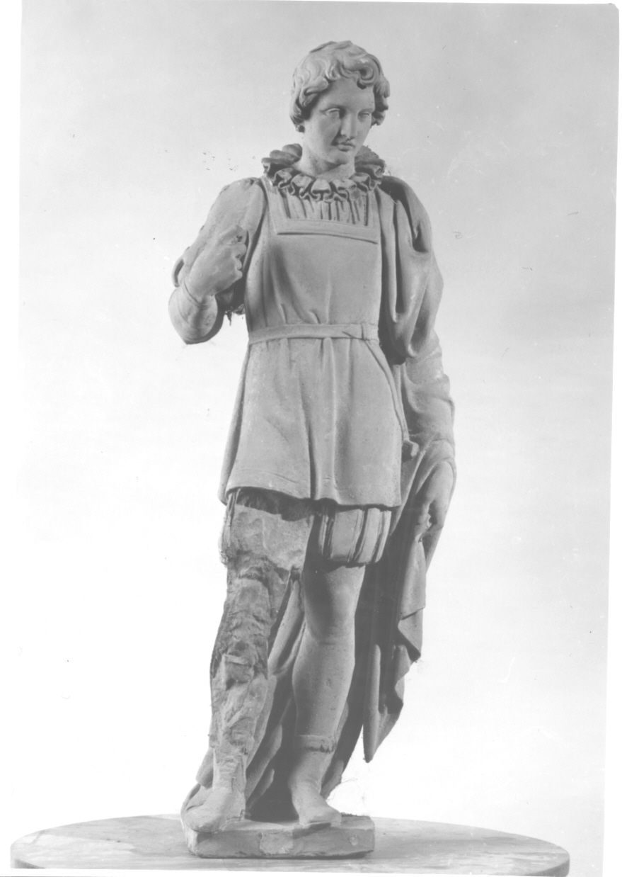 Filiberto il cacciatore (scultura, opera isolata) di Cacciatori Benedetto (secondo quarto sec. XIX)