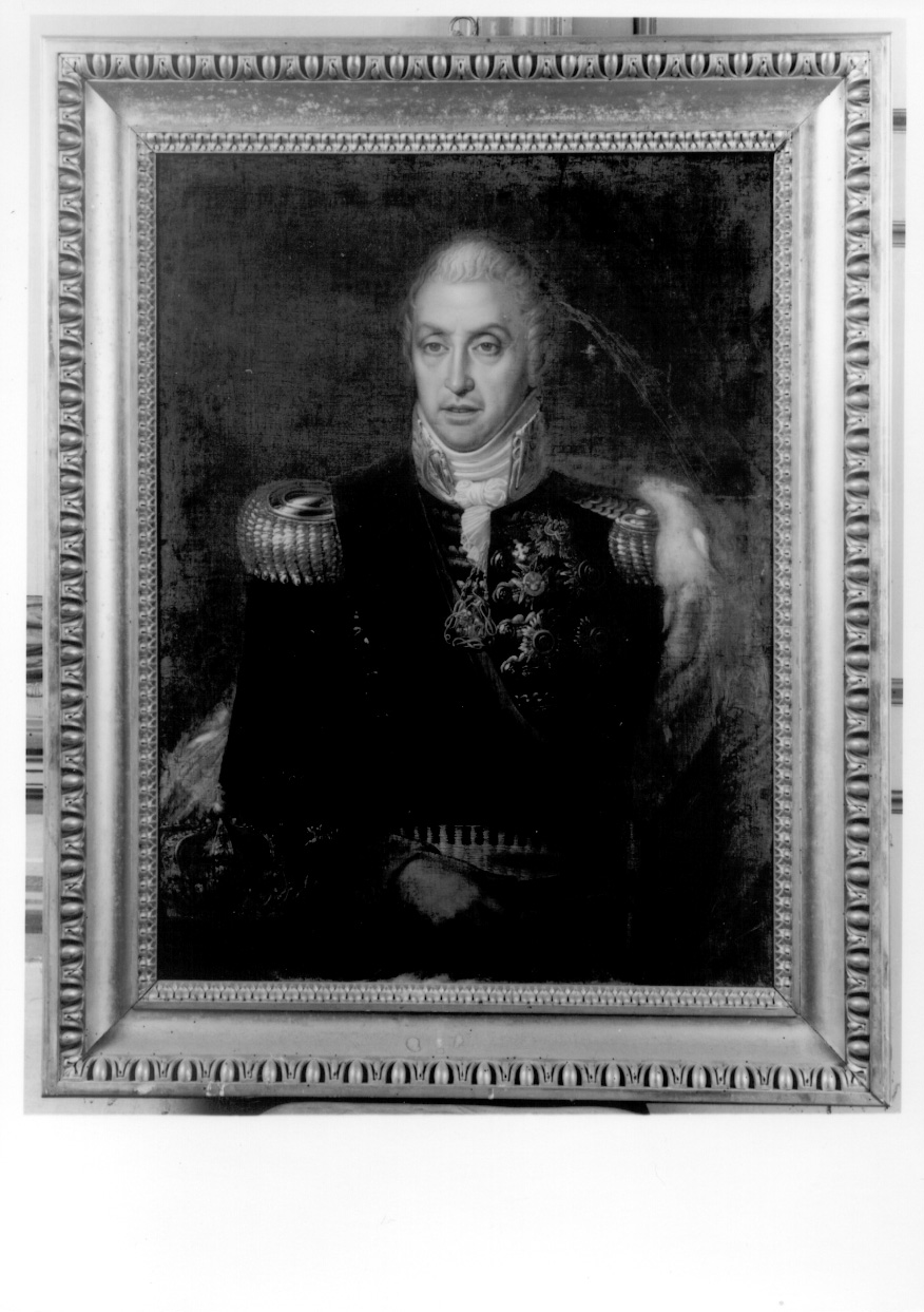 ritratto di Carlo Felice di Savoia (dipinto, opera isolata) di Marghinotti Giovanni (attribuito) (secondo quarto sec. XIX)