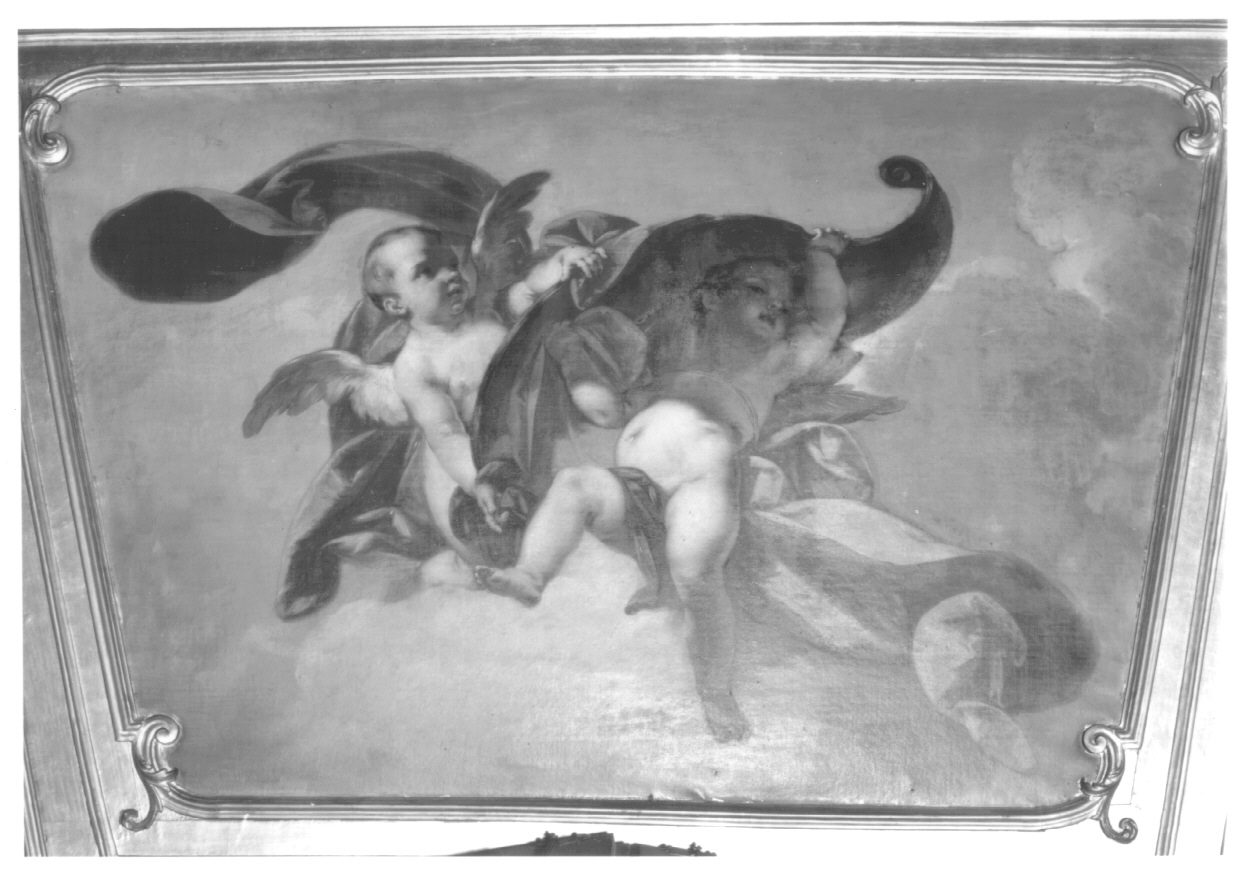 putti alati (dipinto, opera isolata) di Beaumont Claudio Francesco (primo quarto sec. XVIII)