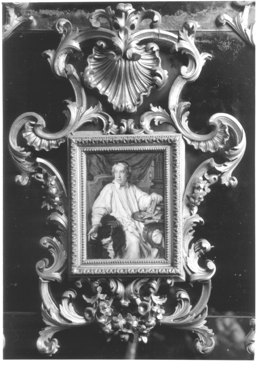 ritratto di prelato (miniatura, opera isolata) di Ramelli Giovanni Felice (secondo quarto sec. XVIII)