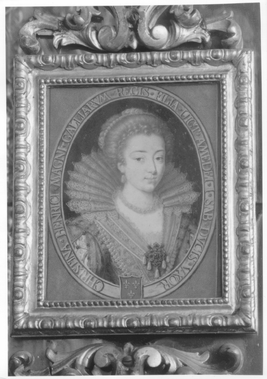 ritratto di Cristina di Francia (miniatura, opera isolata) di Lavy Giuseppe (terzo quarto sec. XVIII)