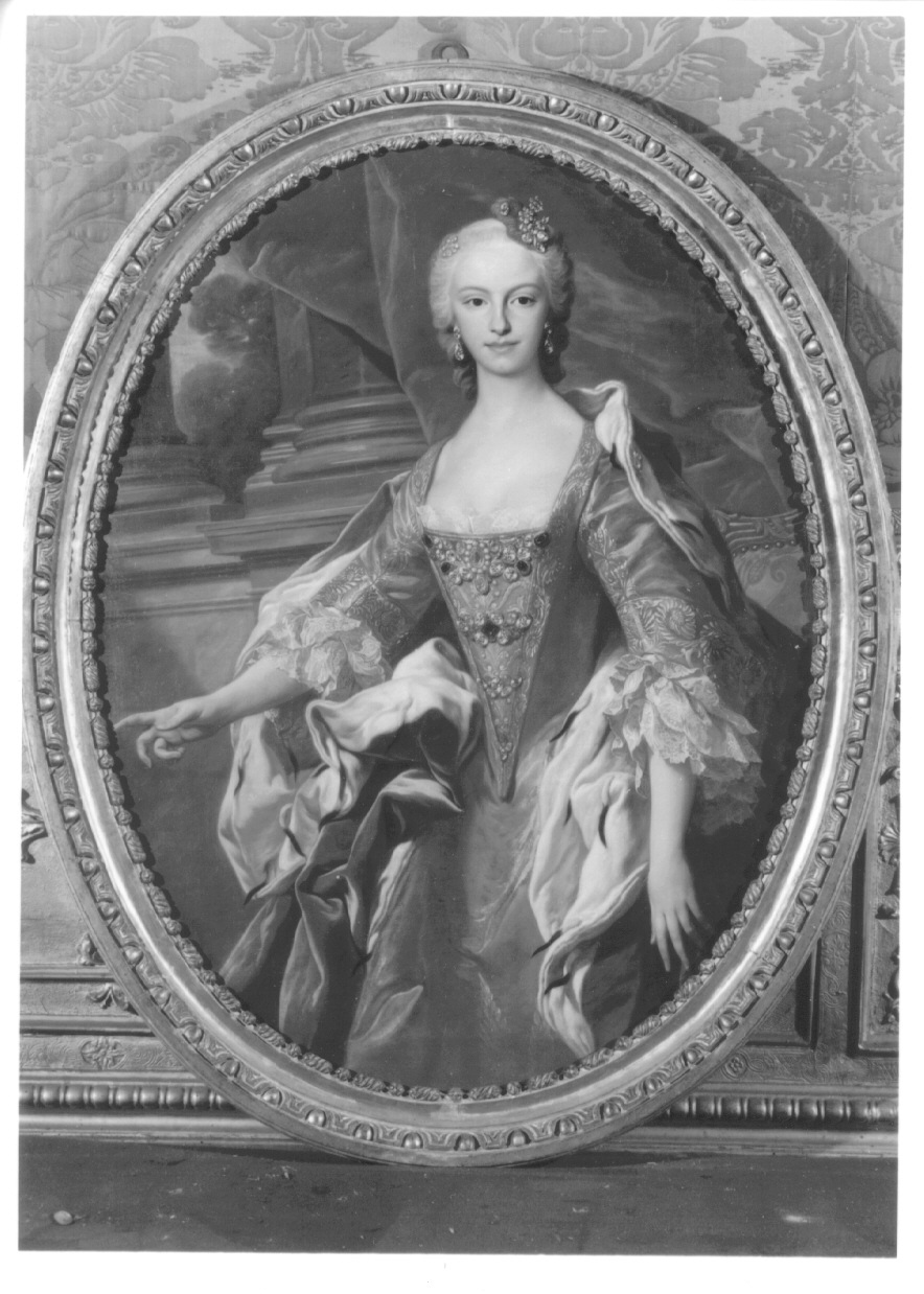 ritratto di Maria Antonia Ferdinanda di Borbone-Spagna (dipinto, opera isolata) - ambito francese (metà sec. XVIII)