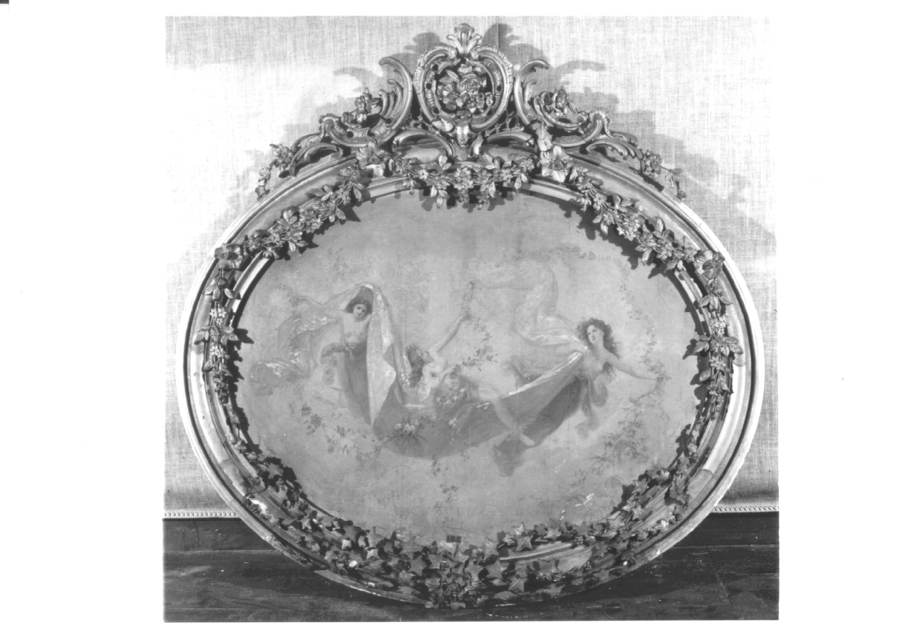 LA PRIMAVERA DELLA VITA, allegoria della vita (dipinto, opera isolata) di Morgari Rodolfo (terzo quarto sec. XIX)