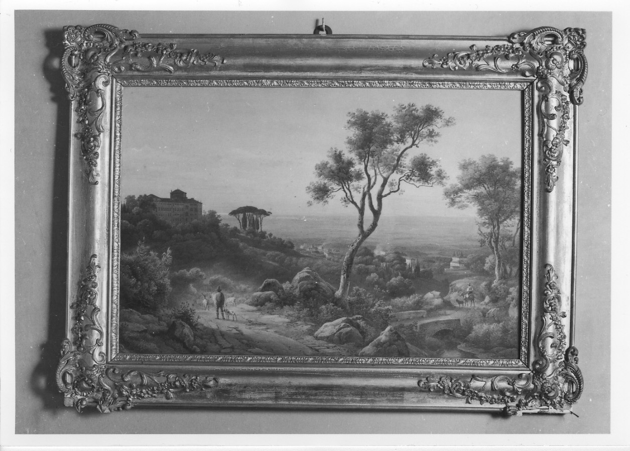 veduta della Rufinella (dipinto, opera isolata) di Corrodi Salomon (secondo quarto sec. XIX)