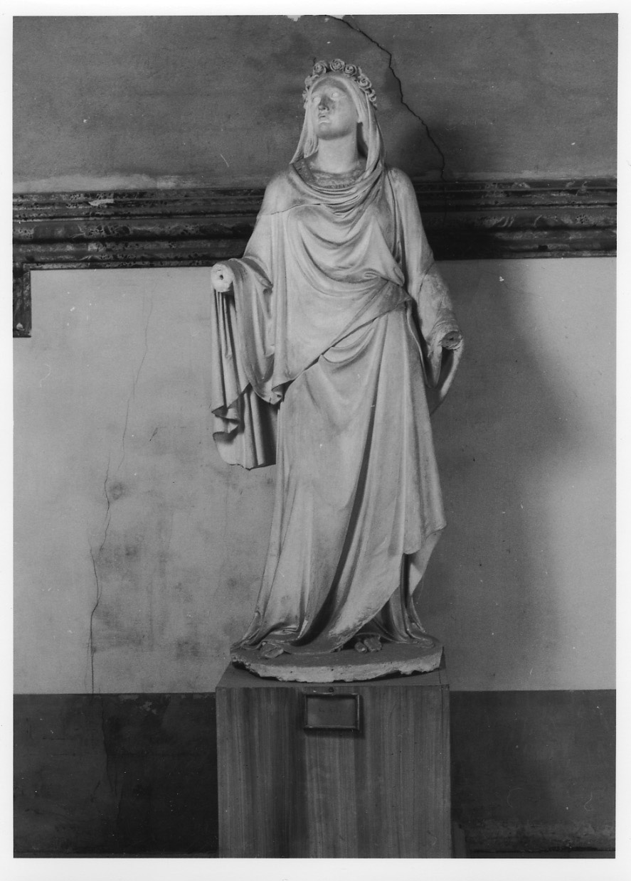 L'anima beata (grande al vero), Fede (statua, opera isolata) di Giacobbe Emanuele (metà sec. XIX)