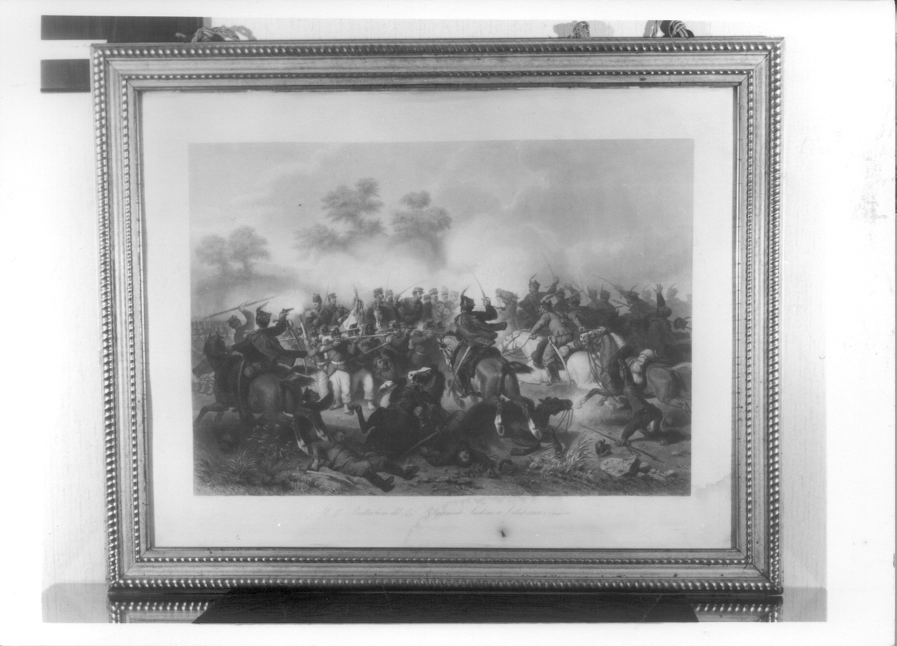 scena di battaglia (stampa) di Girardet Paul, Grimaldi Stanislao (terzo quarto sec. XIX)