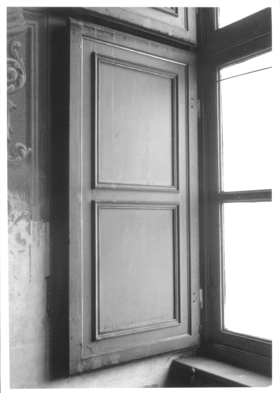 scuro di finestra, serie - ambito piemontese (metà sec. XIX)