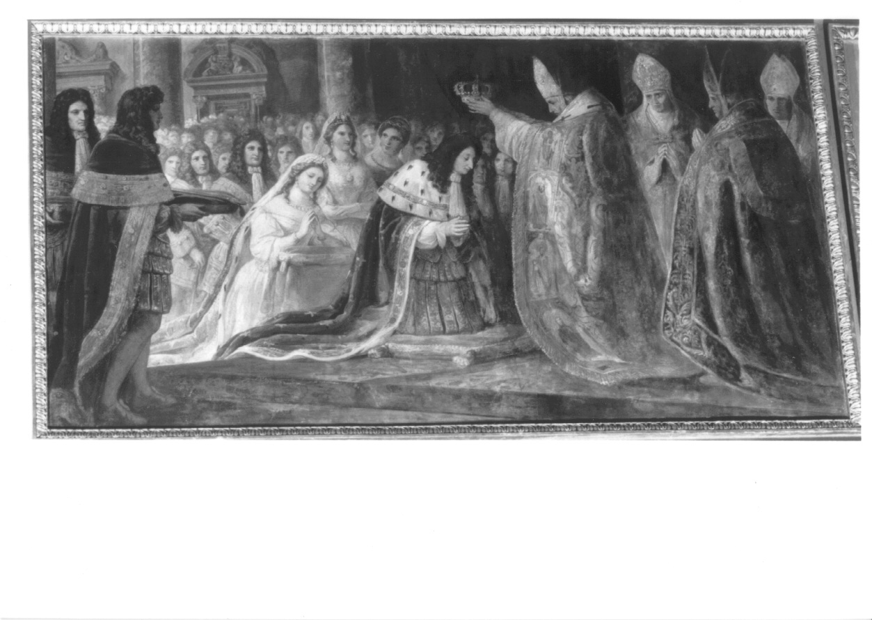 incoronazione di Vittorio Amedeo II di Savoia (dipinto, ciclo) di Gonin Francesco (metà sec. XIX)
