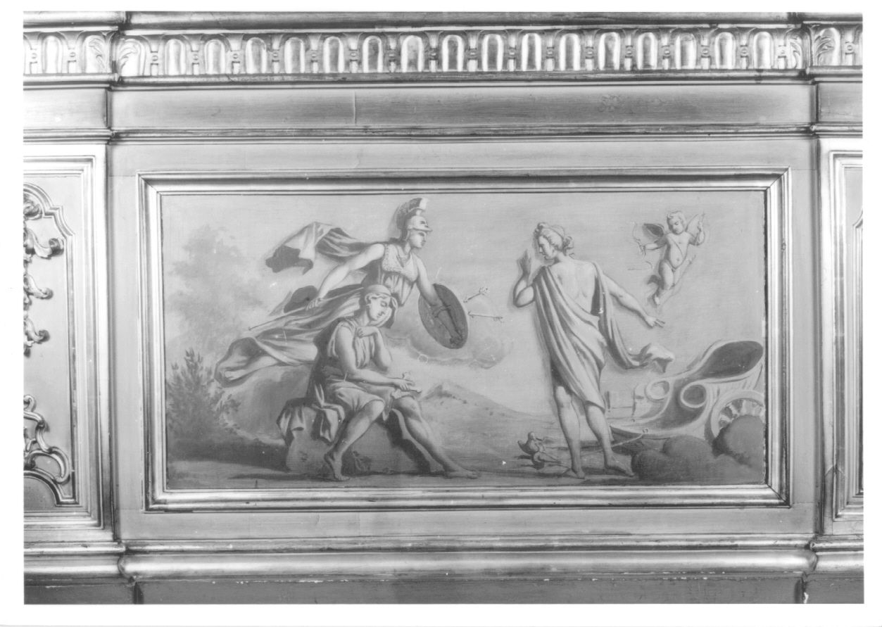 Minerva e Venere (dipinto, elemento d'insieme) - ambito piemontese (seconda metà sec. XIX)