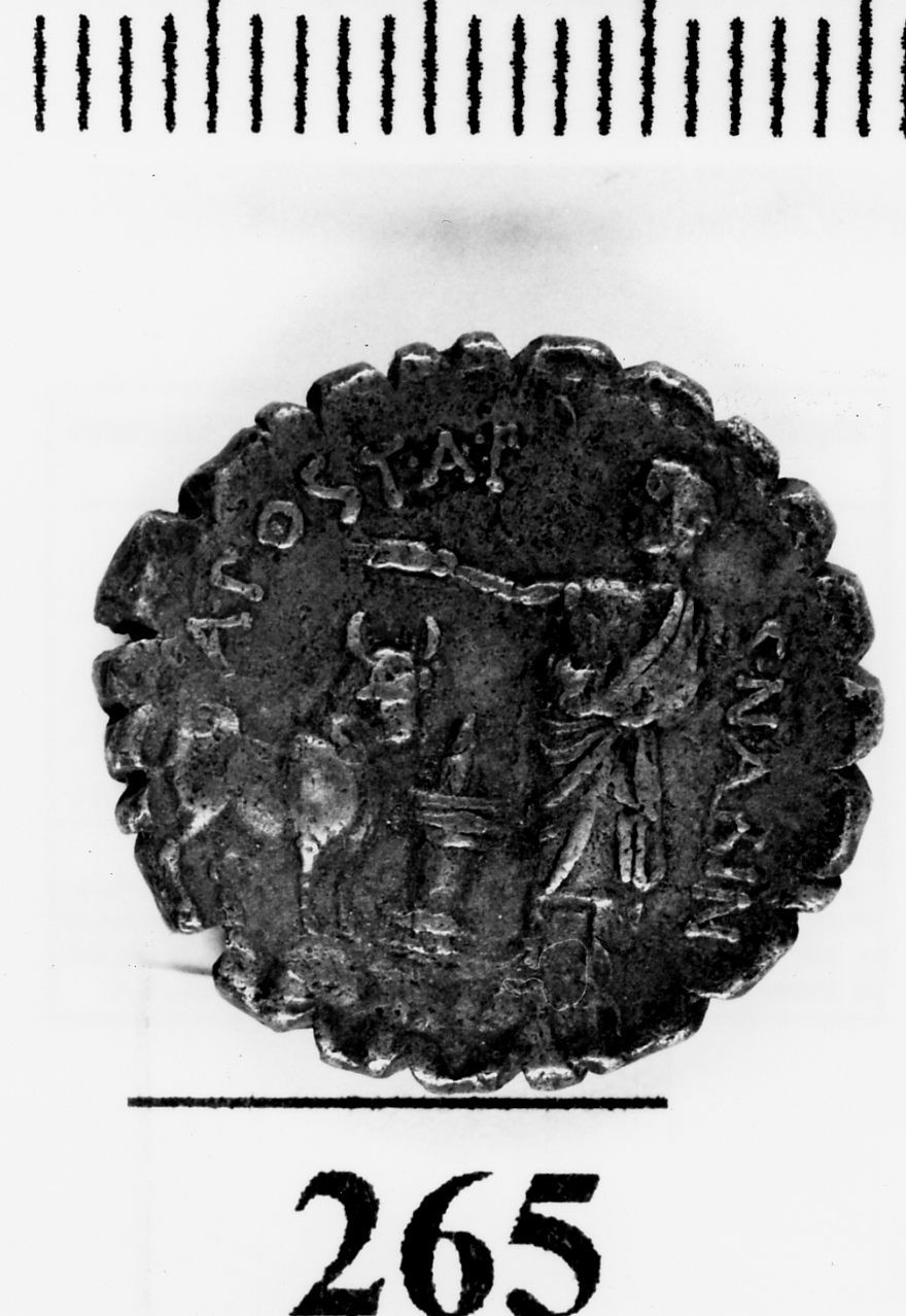 moneta - denario serrato (sec. I a.C)