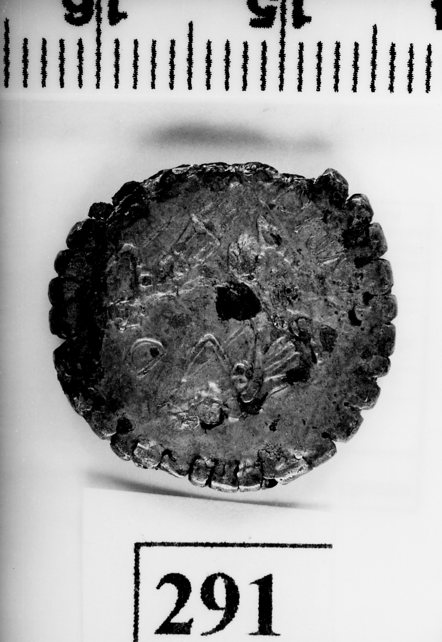 moneta - denario serrato suberato (sec. II a.C)