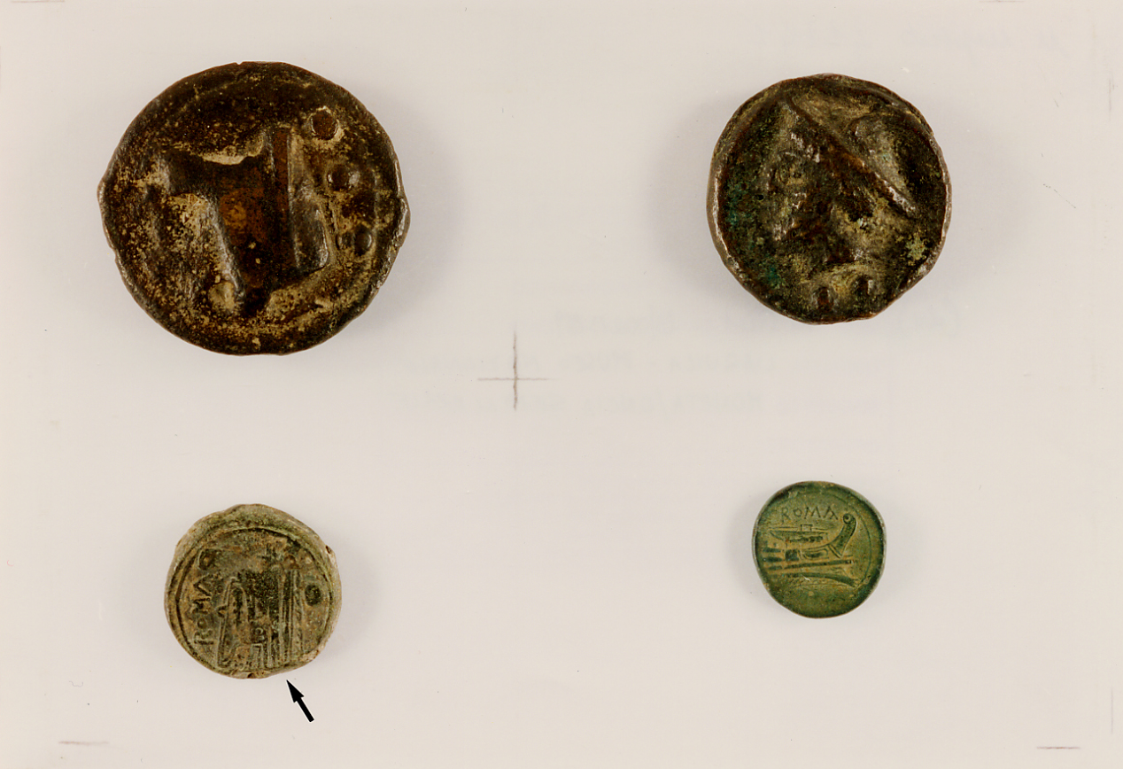 moneta - oncia semilibrale (sec. III a.C)