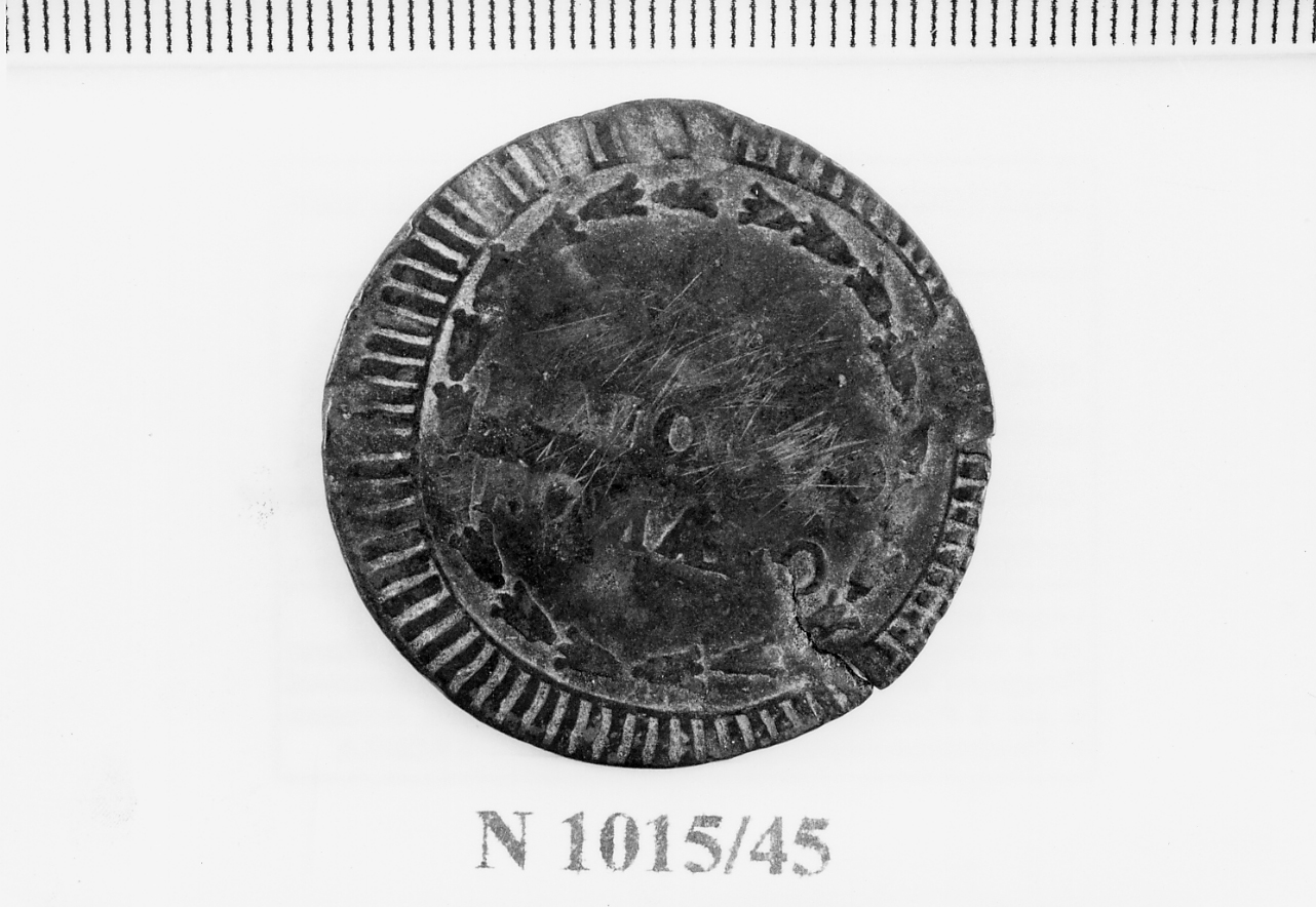 moneta - baiocco romano (sec. XVIII d.C)