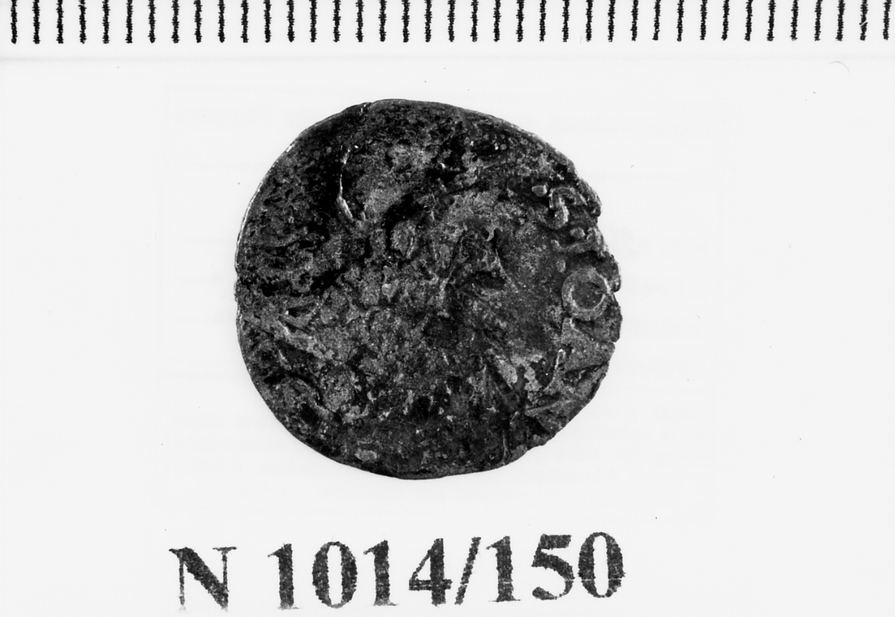 moneta - quattrino (secc. XIV/ XV d.C)