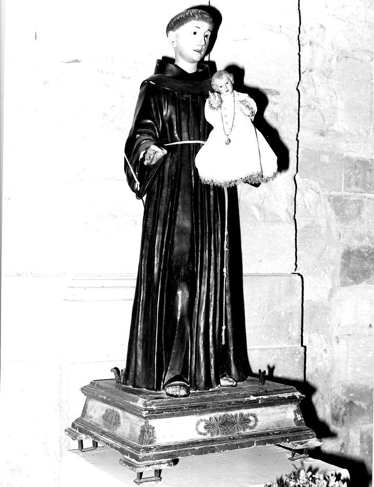 Sant'Antonio da Padova (statua) - ambito Italia centrale (sec. XIX)
