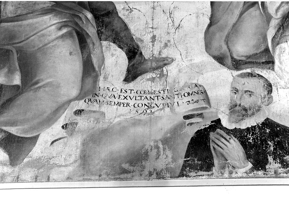 Trinità e Santi (dipinto) di Mausonio Giovanni Paolo (sec. XVI)