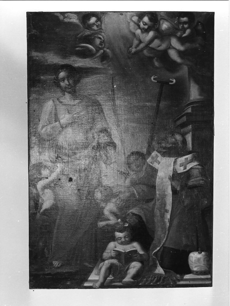 Santa Lucia e San Nicola di Bari (dipinto) - ambito Italia centrale (sec. XVIII)