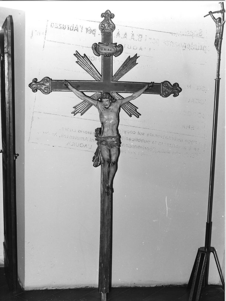 croce processionale - ambito Italia centrale (sec. XVIII)