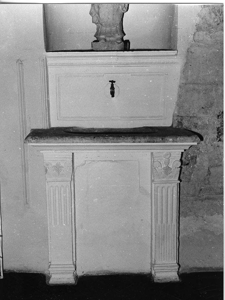 lavabo - ambito Italia centrale (sec. XVI)