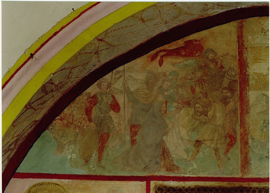 salita di Cristo al monte Calvario (dipinto) - ambito Italia centrale (sec. XVI)