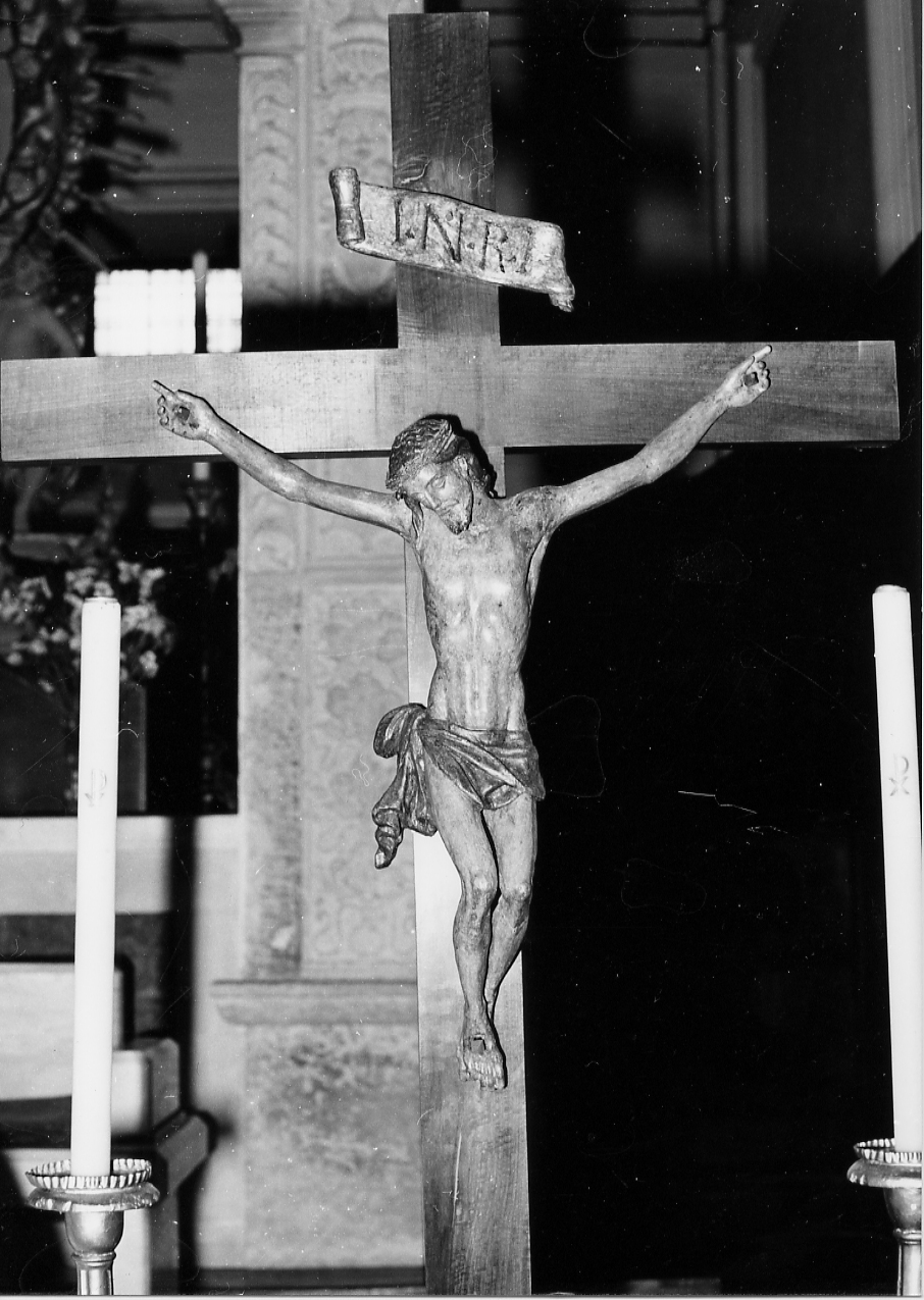 Cristo crocifisso (scultura, opera isolata) - bottega Italia centrale (sec. XVIII)