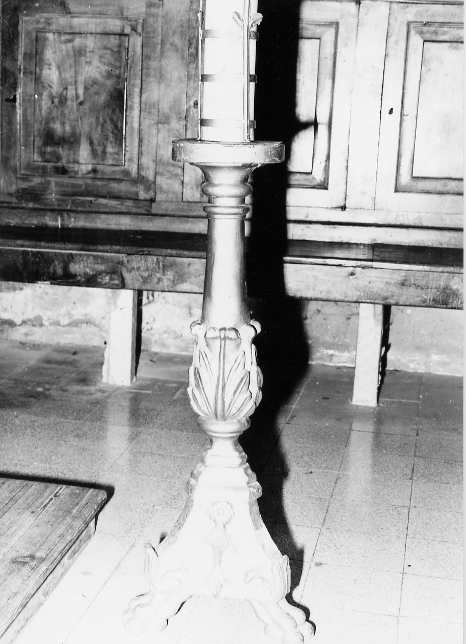 candelabro, opera isolata - bottega Italia centrale (sec. XIX)