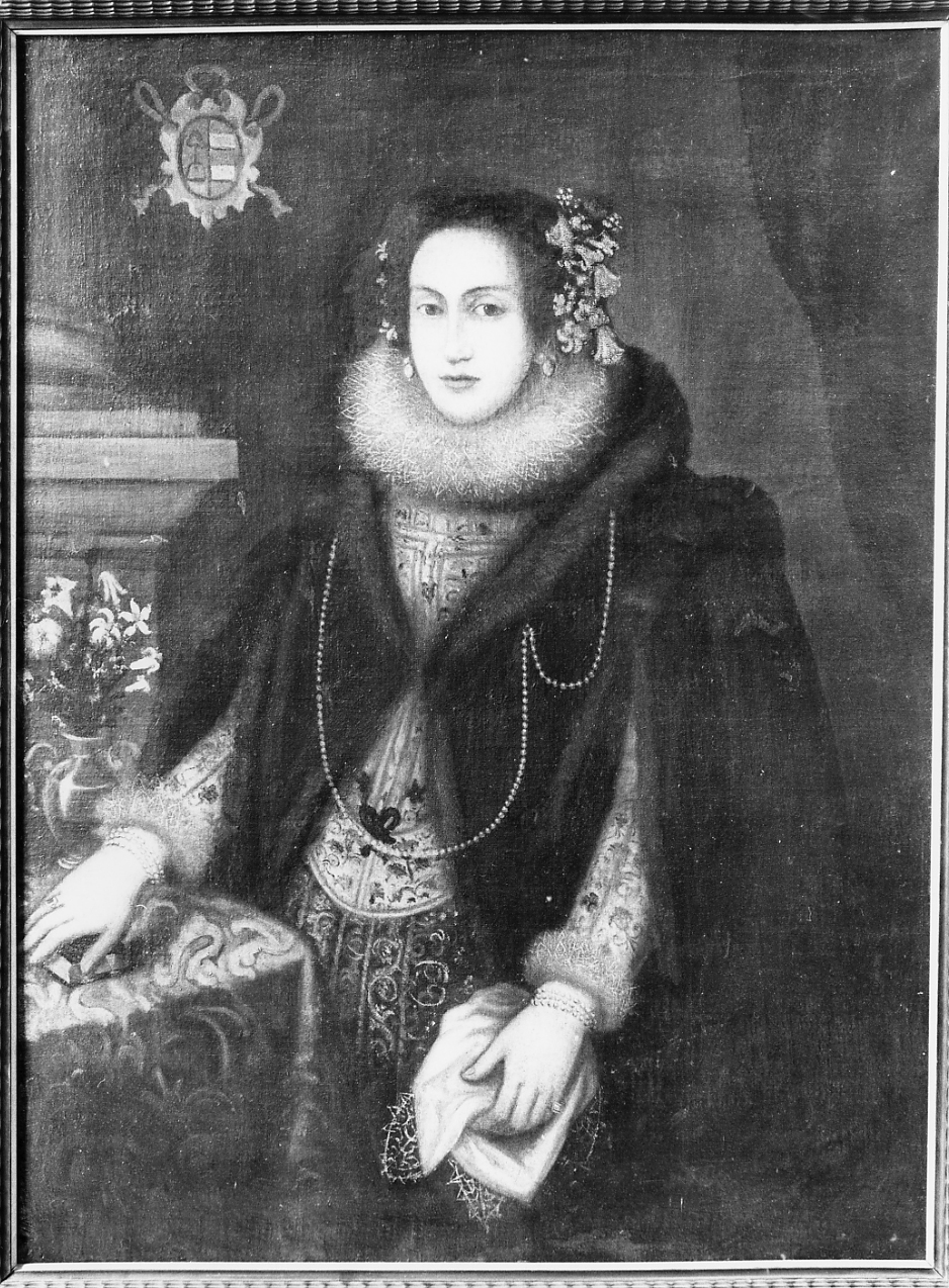 ritratto di nobildonna, ritratto di donna (dipinto) - ambito Italia centrale (sec. XVII)