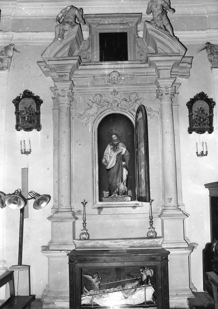 mostra d'altare, opera isolata - bottega Italia centrale (sec. XVIII)