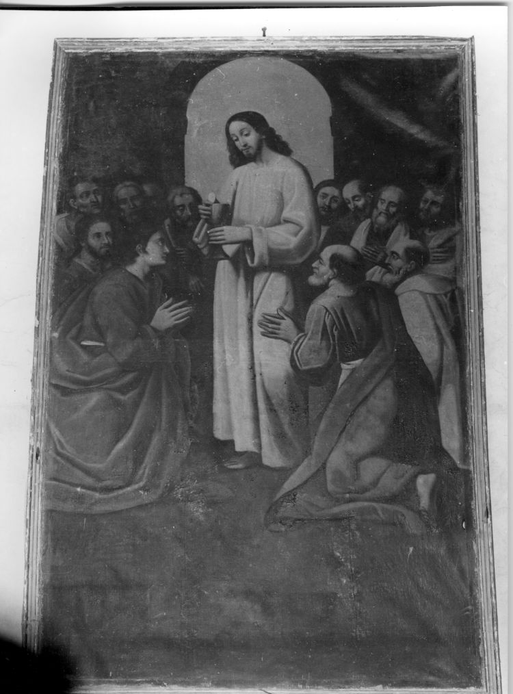 comunione degli apostoli (dipinto, opera isolata) di Bedeschini Francesco (attribuito) (sec. XVII)