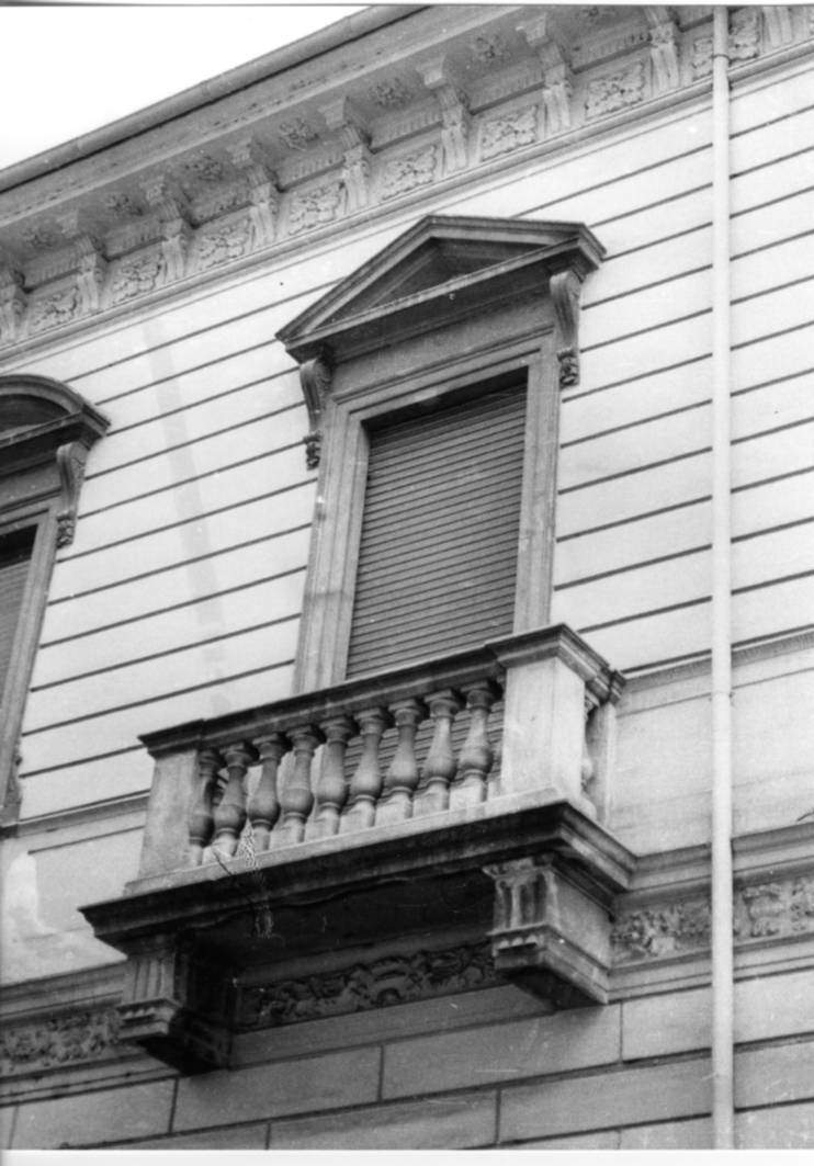 balcone, opera isolata - bottega Italia centrale (fine/inizio secc. XIX/ XX)