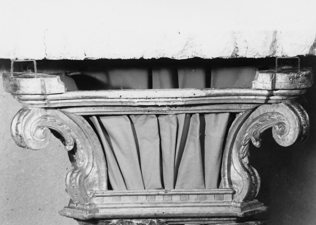 piedistallo di statua - ambito Italia centrale (metà sec. XVIII)