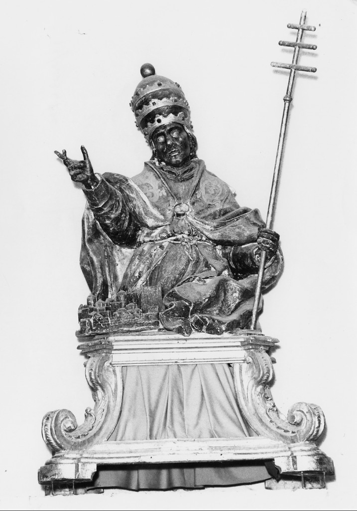 S.Pietro Celestino (statua) - ambito Italia centrale (prima metà sec. XVIII)