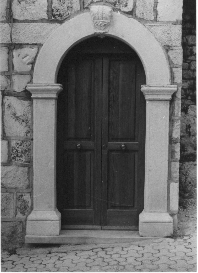 portale, elemento d'insieme - bottega Italia centrale (seconda metà sec. XIX)
