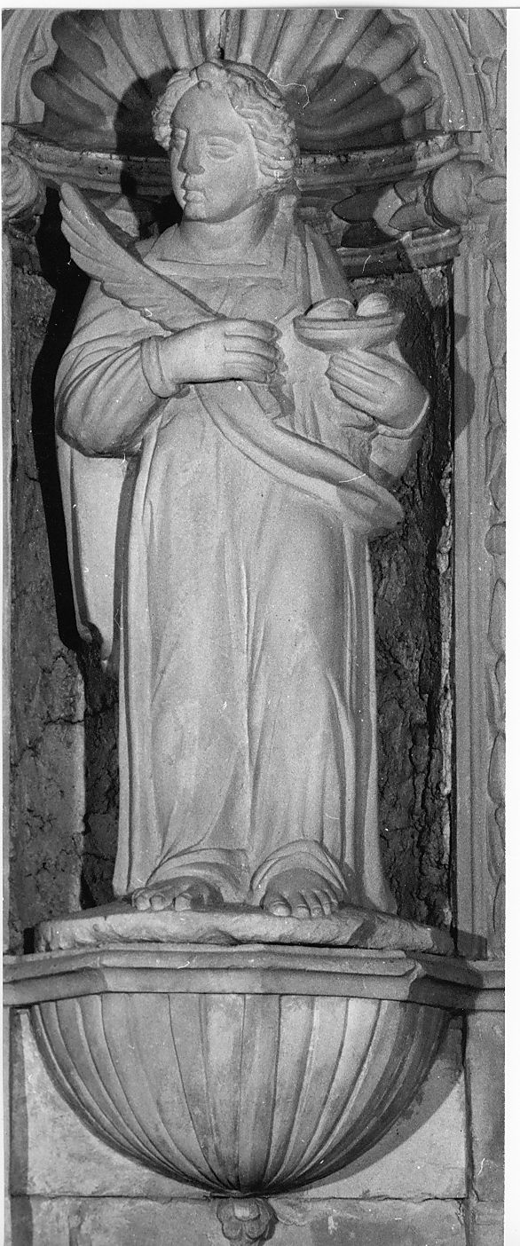 Santa Cecilia (statua) - ambito abruzzese (sec. XVII)