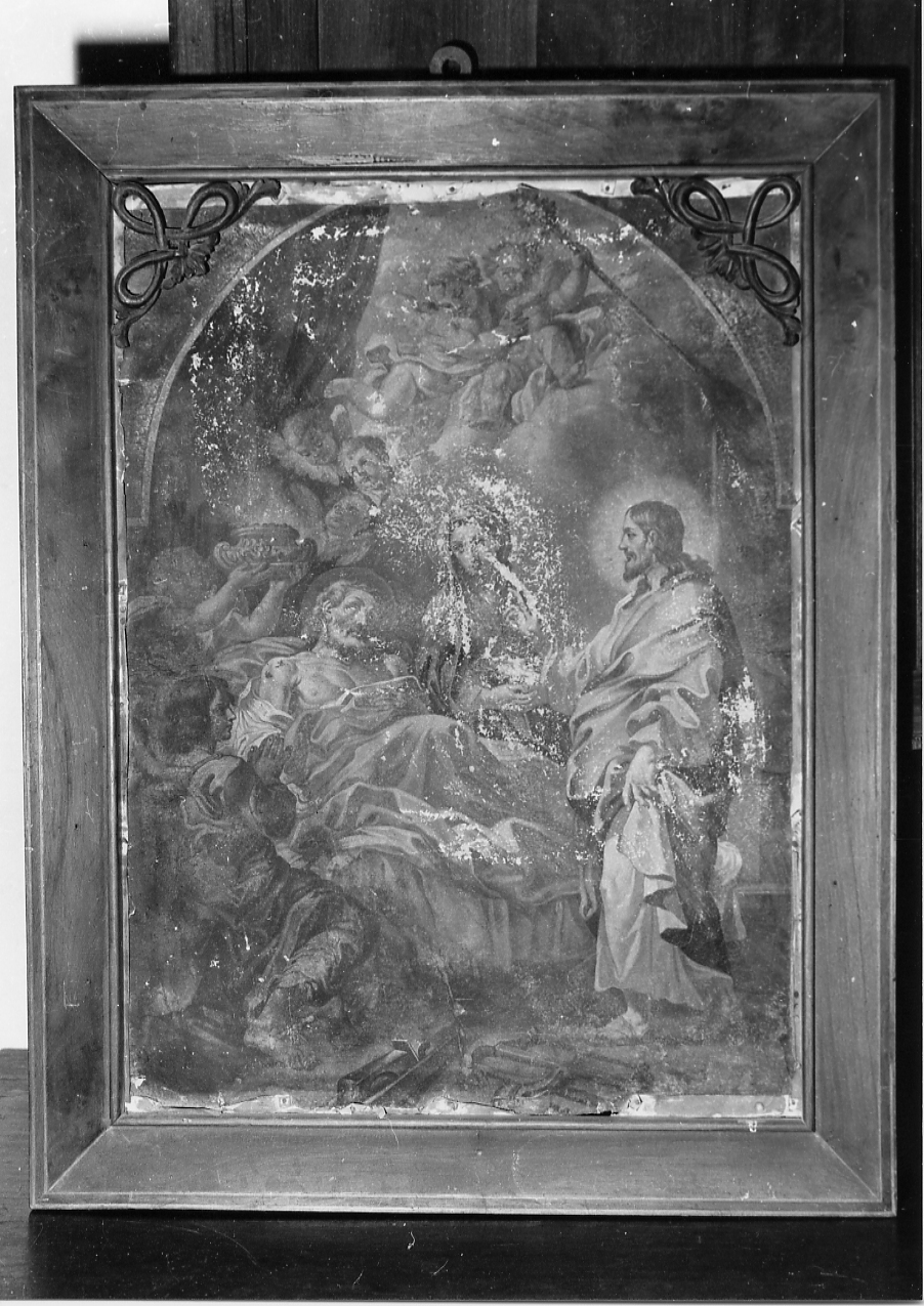 morte di San Giuseppe (dipinto) - ambito Italia centrale (sec. XIX)