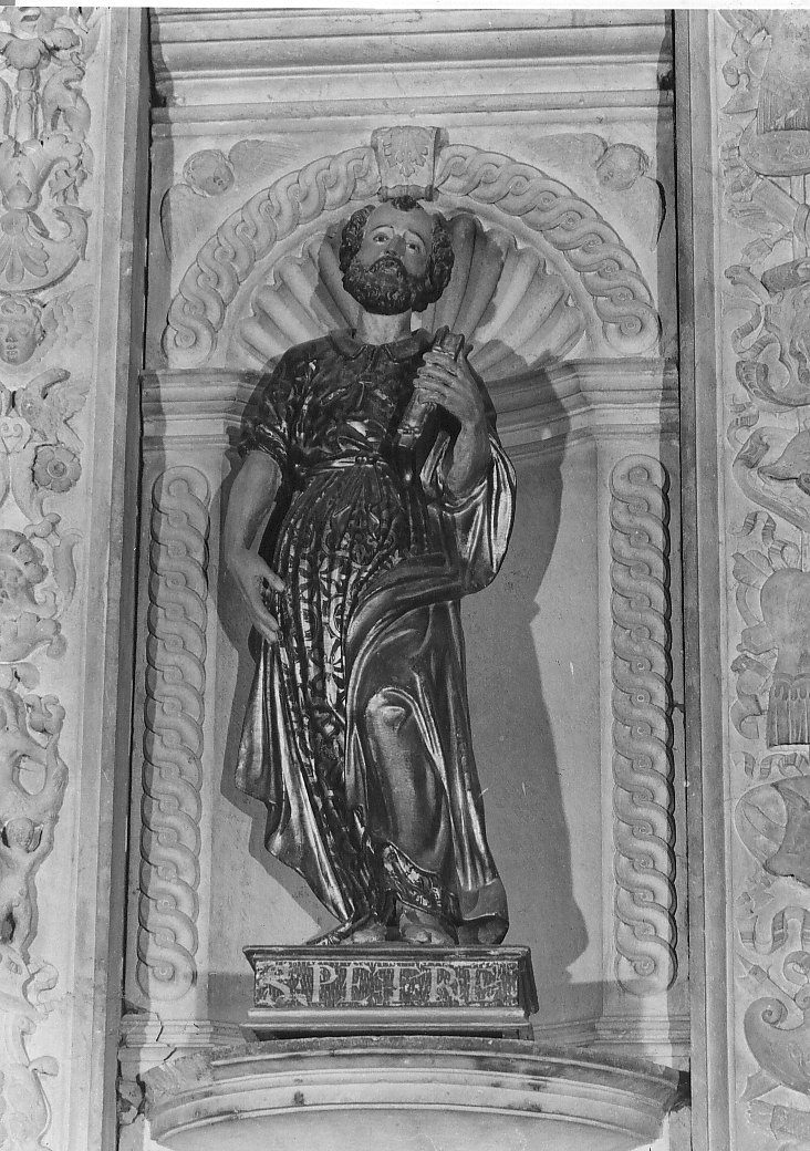 San Pietro (statua, opera isolata) - bottega abruzzese (sec. XVII)
