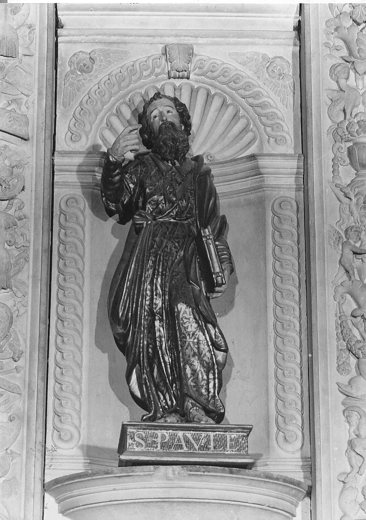 San Paolo (statua, opera isolata) - bottega abruzzese (sec. XVII)