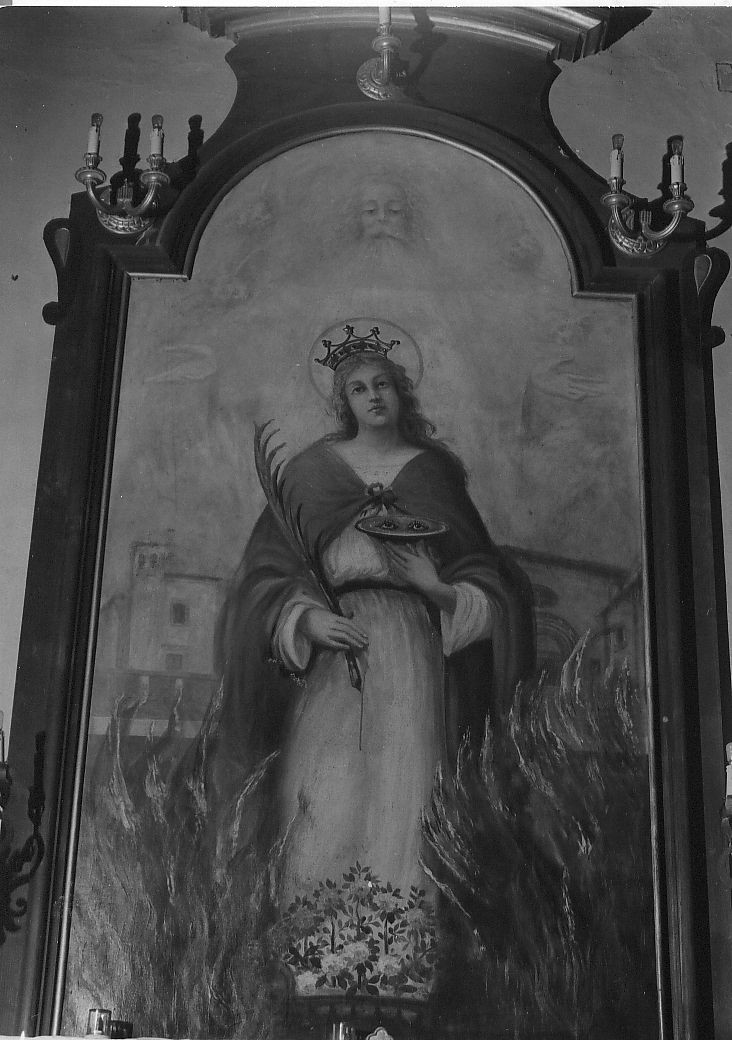 Santa Lucia (dipinto, opera isolata) - ambito abruzzese (sec. XIX)